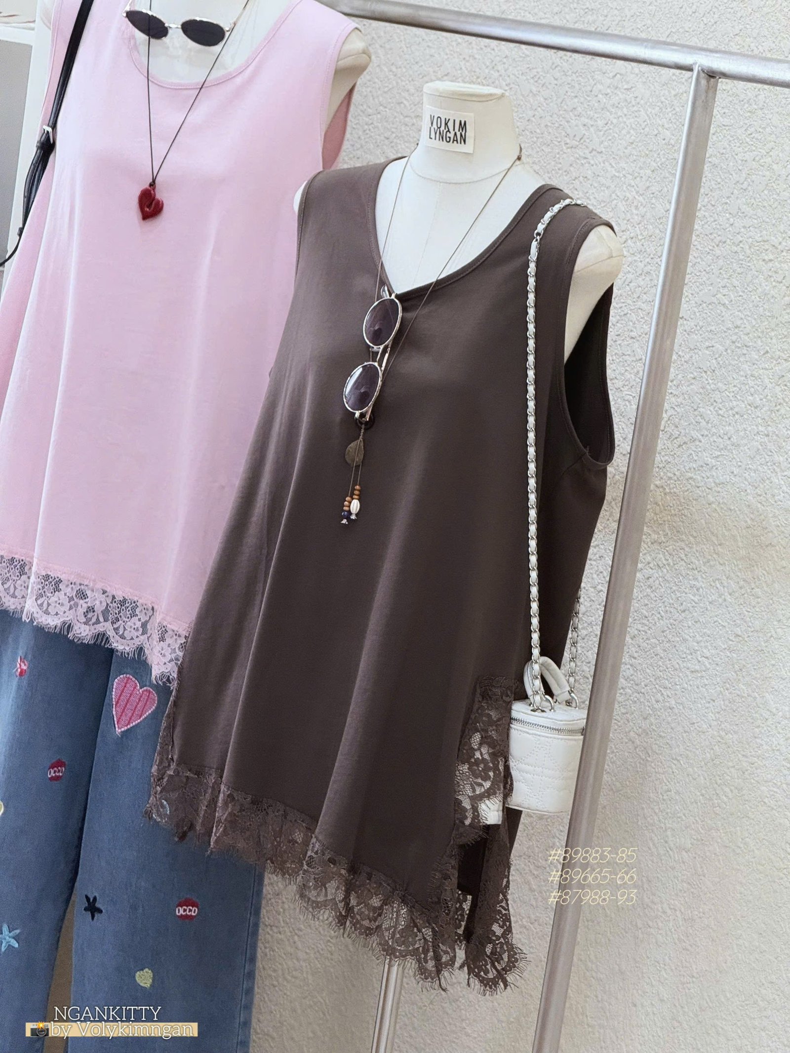 Áo Váy SN Chân Ren #89883-85 - Ảnh 5