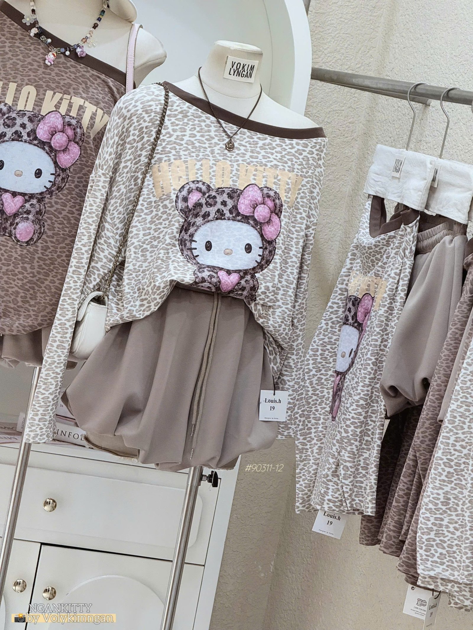 Set Hellokitty Beo Tim #90311-12 - Ảnh 8