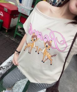 Áo Lệch Vai Bambi #90175