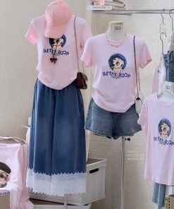 Áo Babytee Hồng Betty Pop #90322