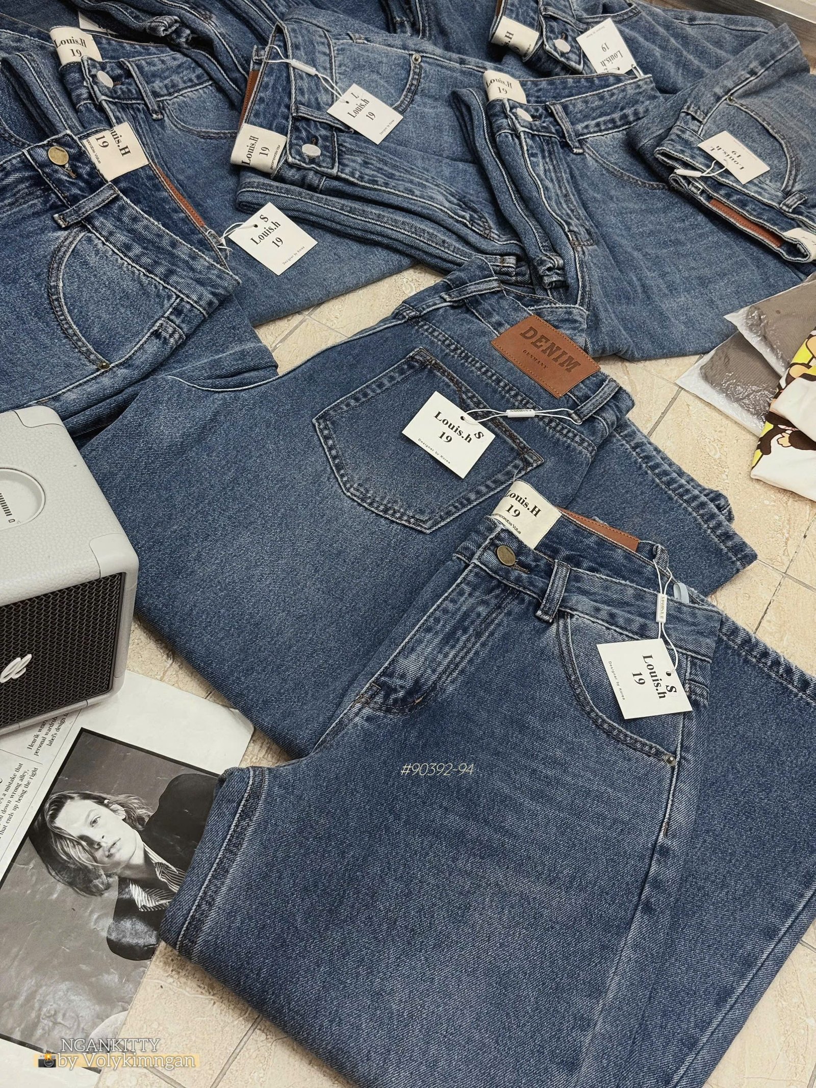 Quần Jean Suông Trơn #90392 - 94 - Ảnh 8