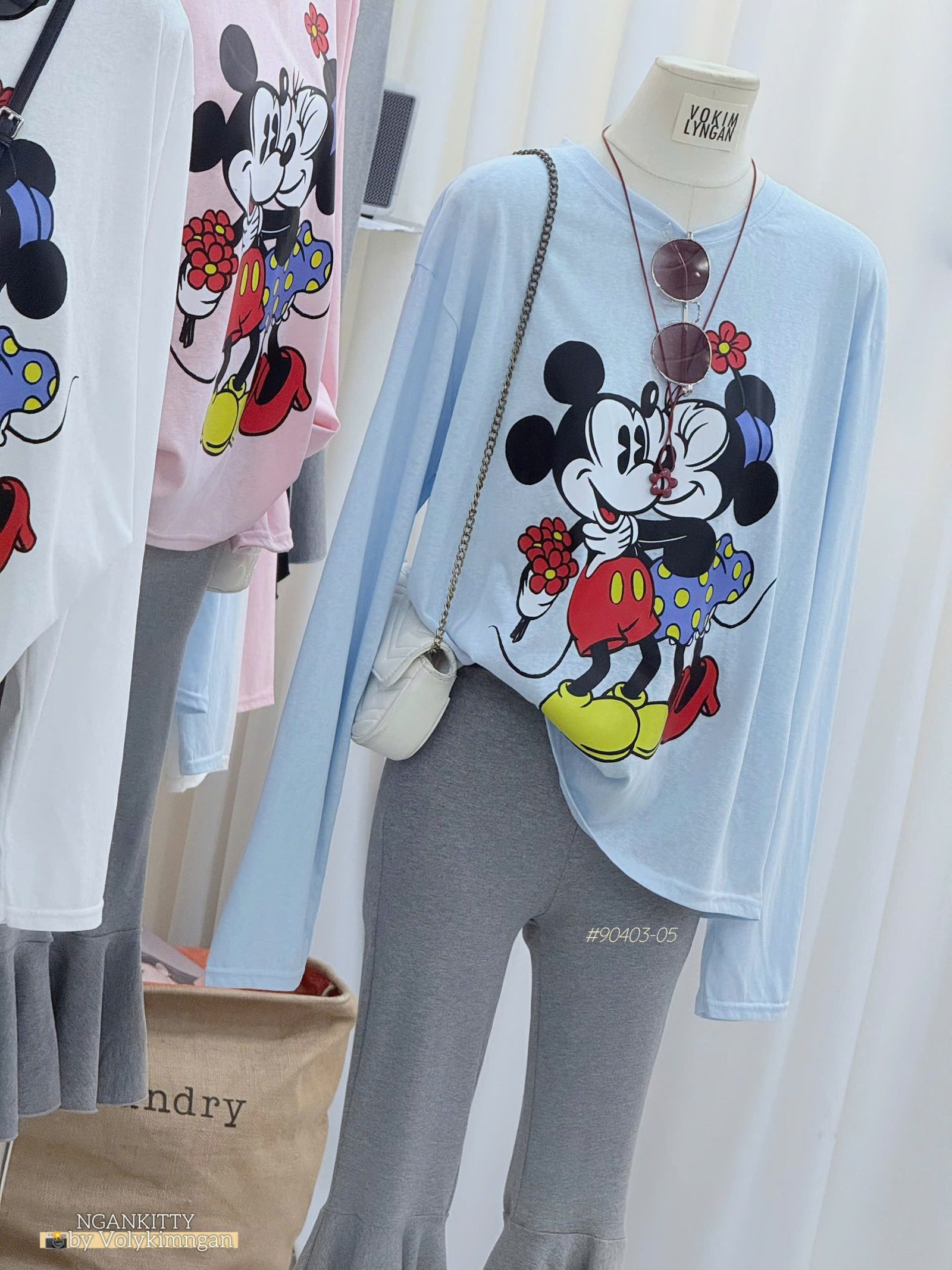 Set Mickey & Minnie Quần Loe Bèo #90403 - 05 - Ảnh 5