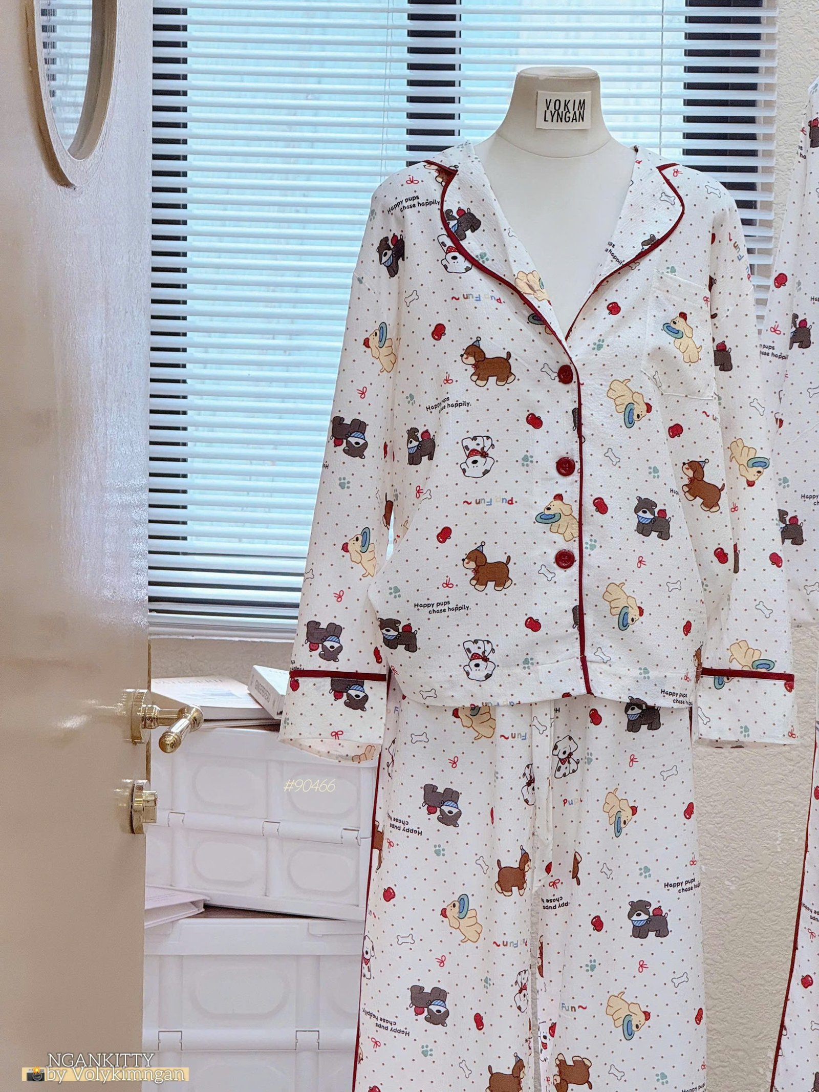 Set Pijama Chó Chấm Bi#90466 - Ảnh 3
