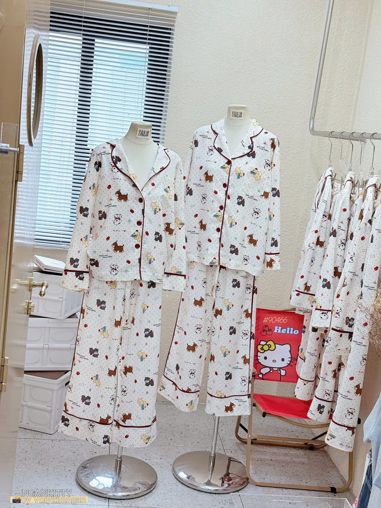 Set Pijama Chó Chấm Bi#90466