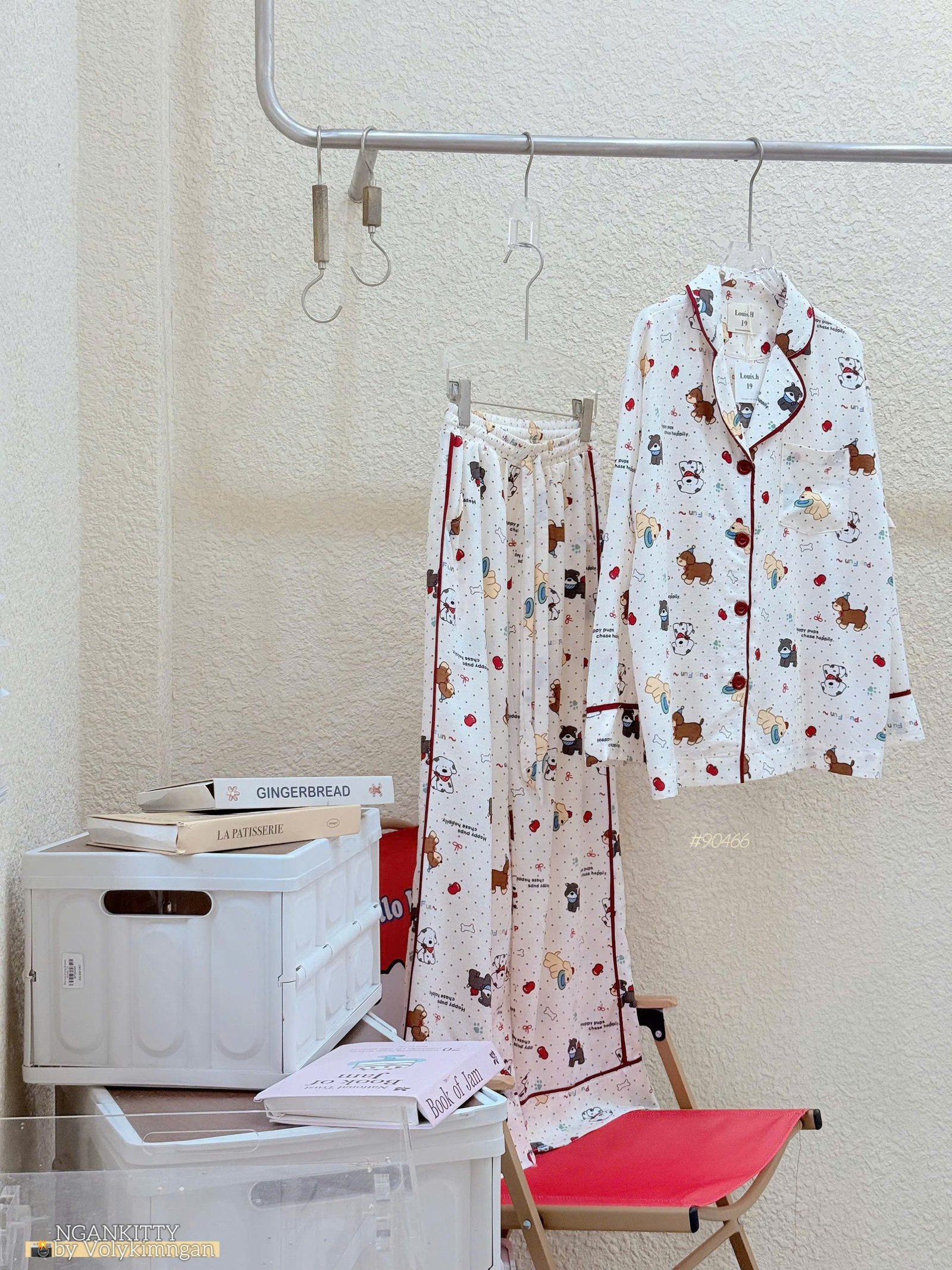 Set Pijama Chó Chấm Bi#90466 - Ảnh 8