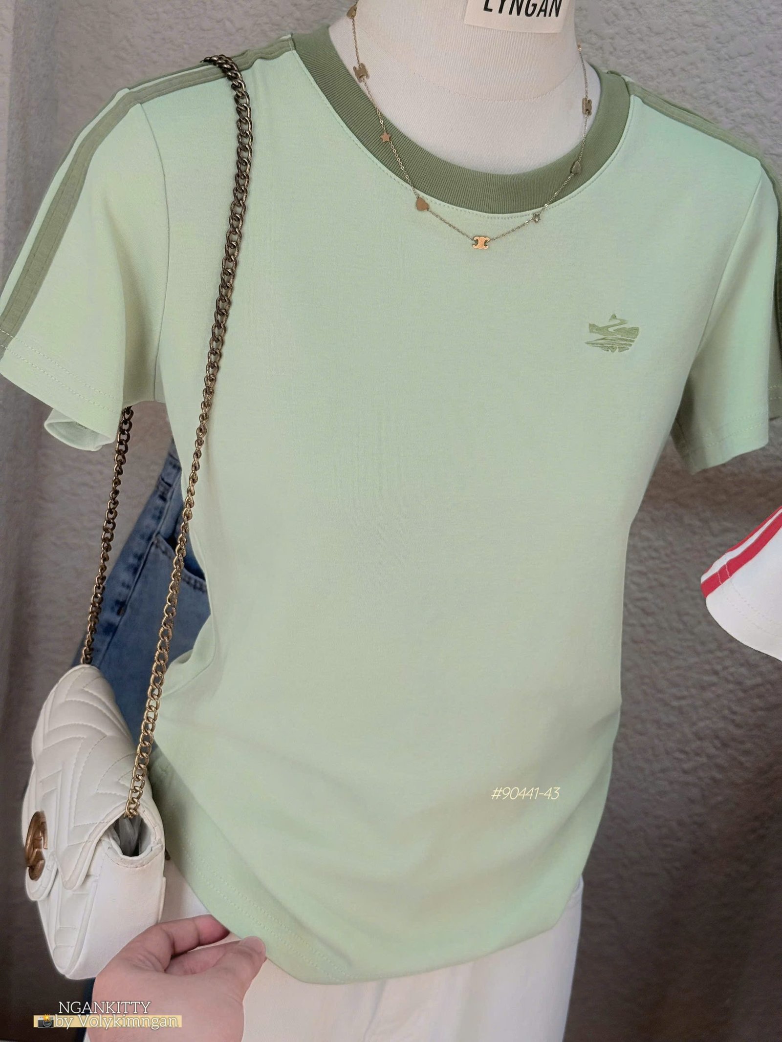 Áo Babytee Adidas Sọc Viền #90441 - 43 - Ảnh 5