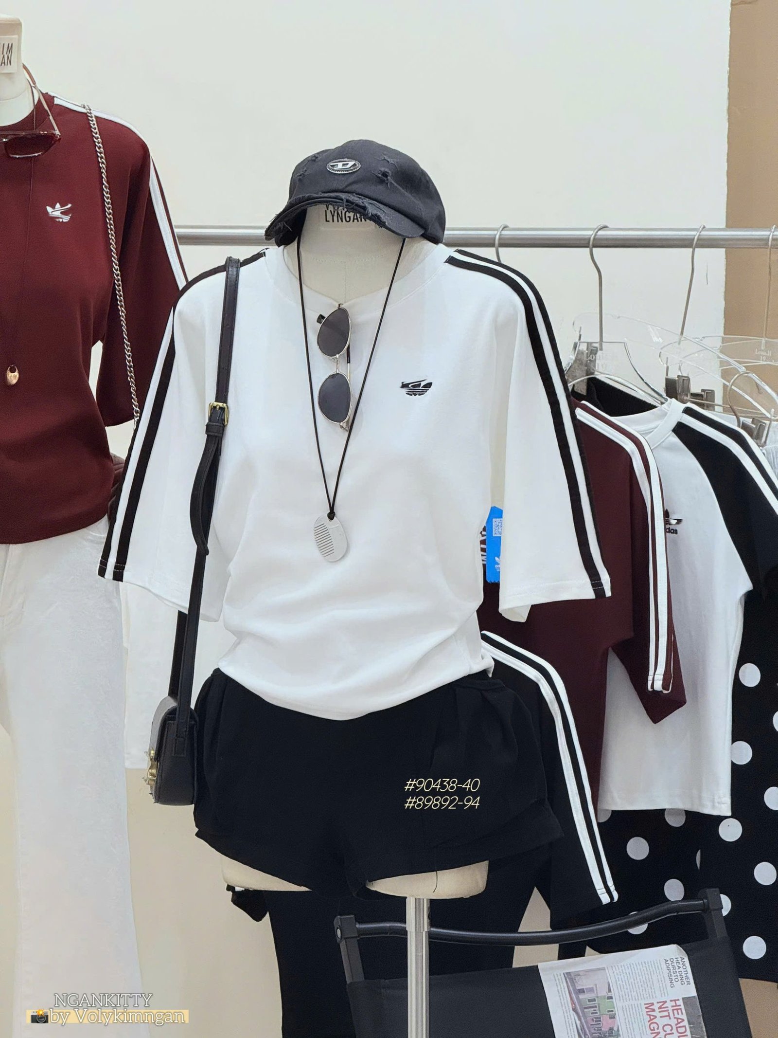 Áo Adidas Crop Dơi Tay Lở #90438 - 40 - Ảnh 7